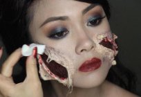 Wie zu Hause, tun make-up Zombies auf Halloween?