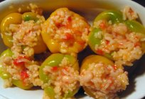 Meatless stuffed peppers: recipe