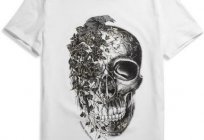 Trendy t-shirt with skull