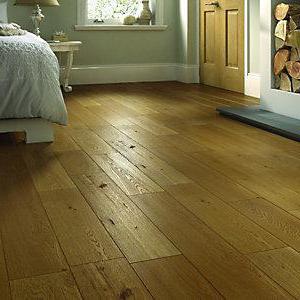 solid wood on oak floors