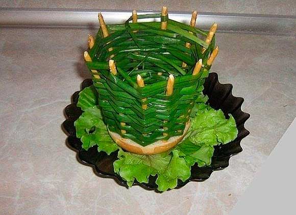 cesta de la cebolla