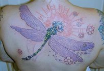 मूल्य के dragonflies में टैटू कला