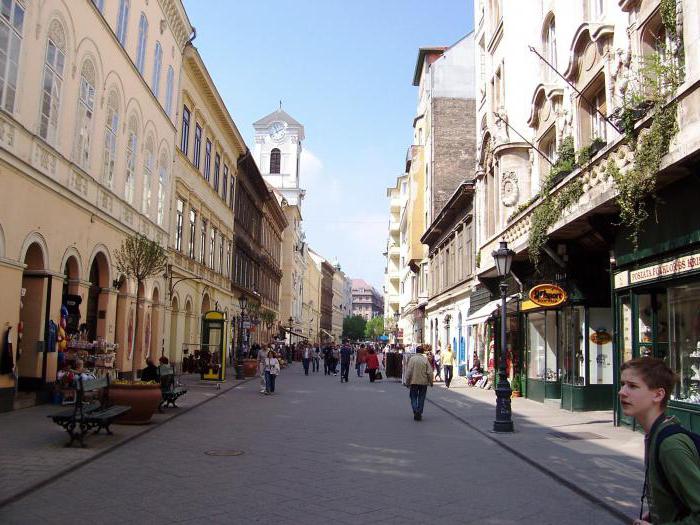 布达佩斯购物，游客