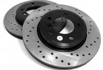 Перфорируемые discos de freio: descrição, características e tipos de