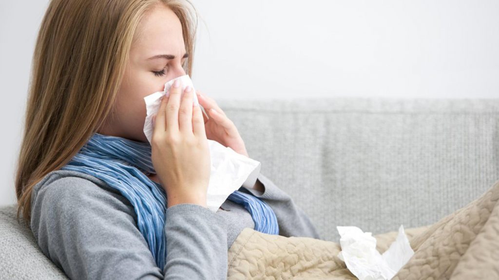 Grippe-Symptome bei Erwachsenen