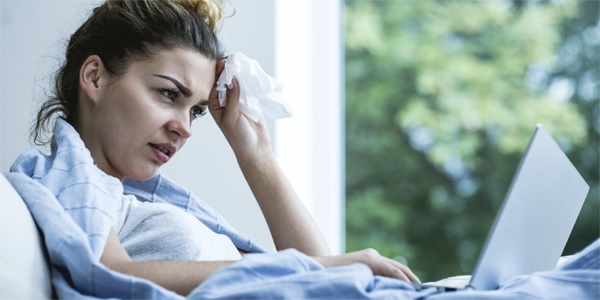 Grippe-Symptome und Behandlung
