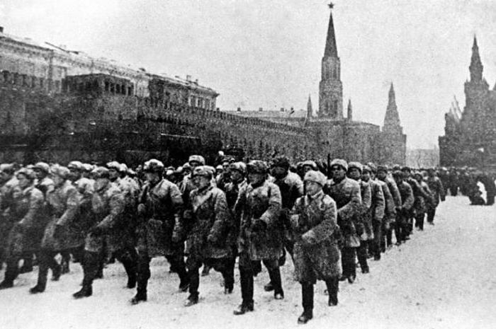 攻击的德国人在莫斯科附近的