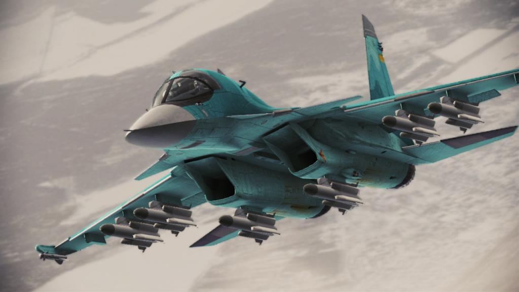 Su-34 w niebie
