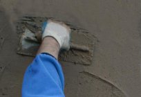 Zement-Sand-Putz: Komposition, proportion, Verbrauch und Merkmale des