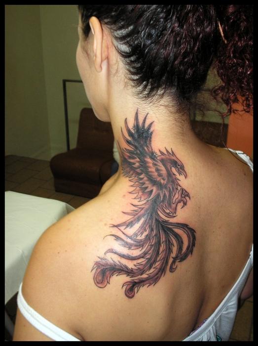 Ave phoenix valor tatuagem