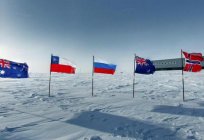 A abertura do pólo Sul. Roald Amundsen e Robert Scott. Estação de pesquisa na Antártica
