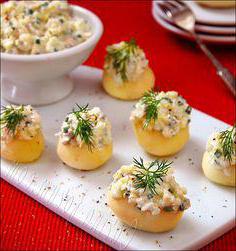 tartare of herring with potatoes