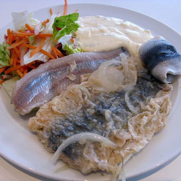 herring with Tartar sauce