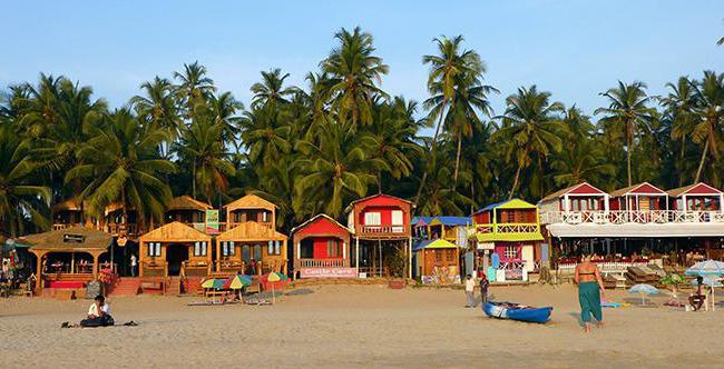 Bungalow am Strand Palolem Goa
