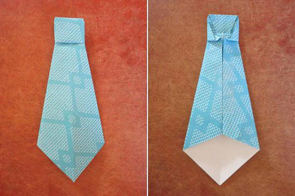 折纸条领带