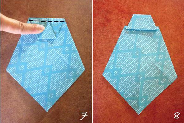 origami gravata