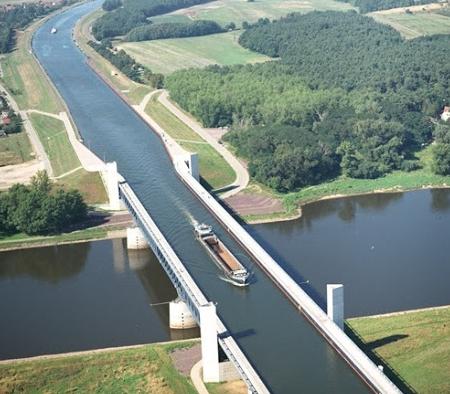 马格德堡水的桥梁