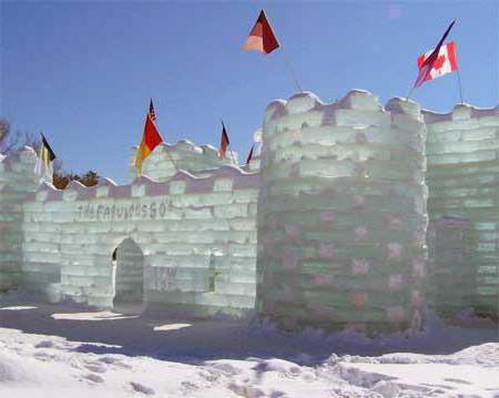 die Festung aus Schnee