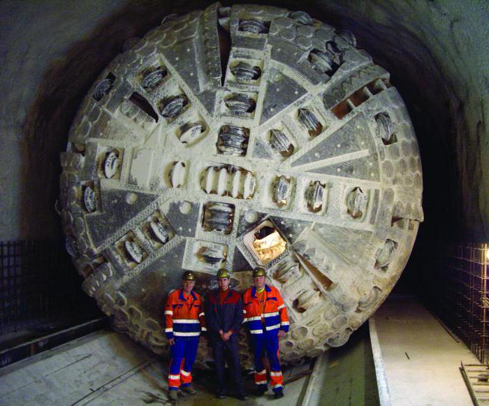 schneidenden Elemente Tunnel-Schild