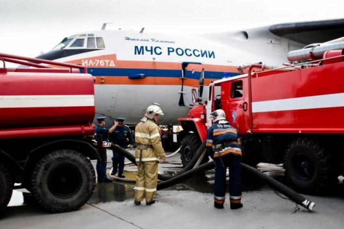 eine Lizenz des Katastrophenschutzministeriums in Moskau