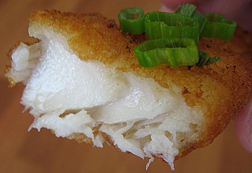 cocinar los filetes de huevas de bacalao en tempura
