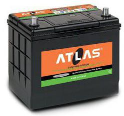 Akumulator Atlas oznakowanie