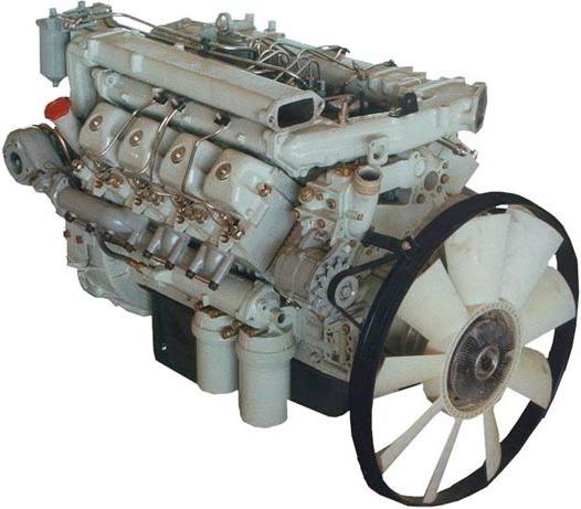 電力供給システムのエンジンKAMAZ740
