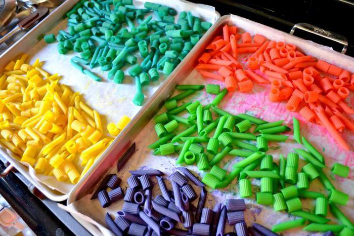 How to dye pasta for crafts