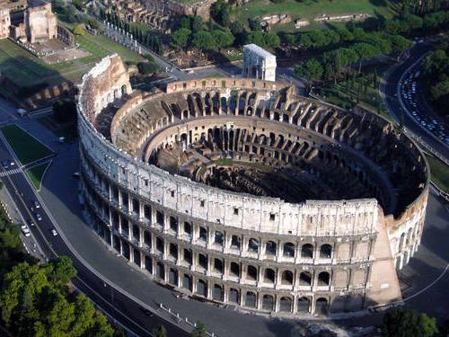 das Kolosseum in Rom-Adresse
