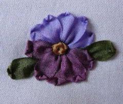  Pansy ribbons master class step by step photo 