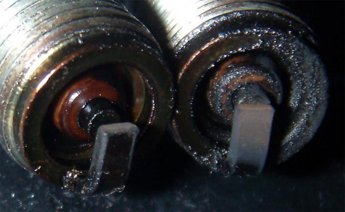 the gap on spark plugs