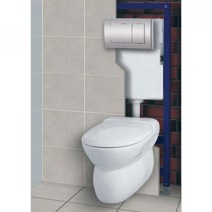 toilet tank flush mounting