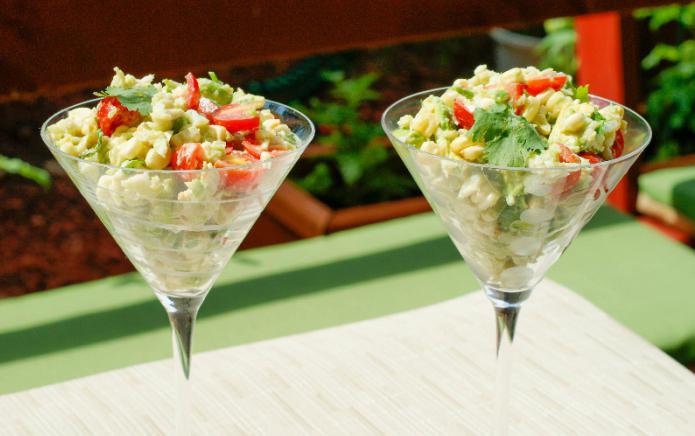 Recipe. Crab salad without rice