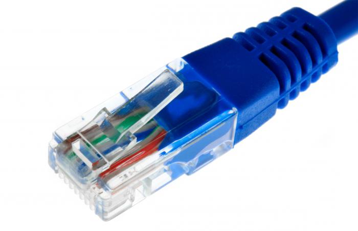 la conexión de internet a través de cable