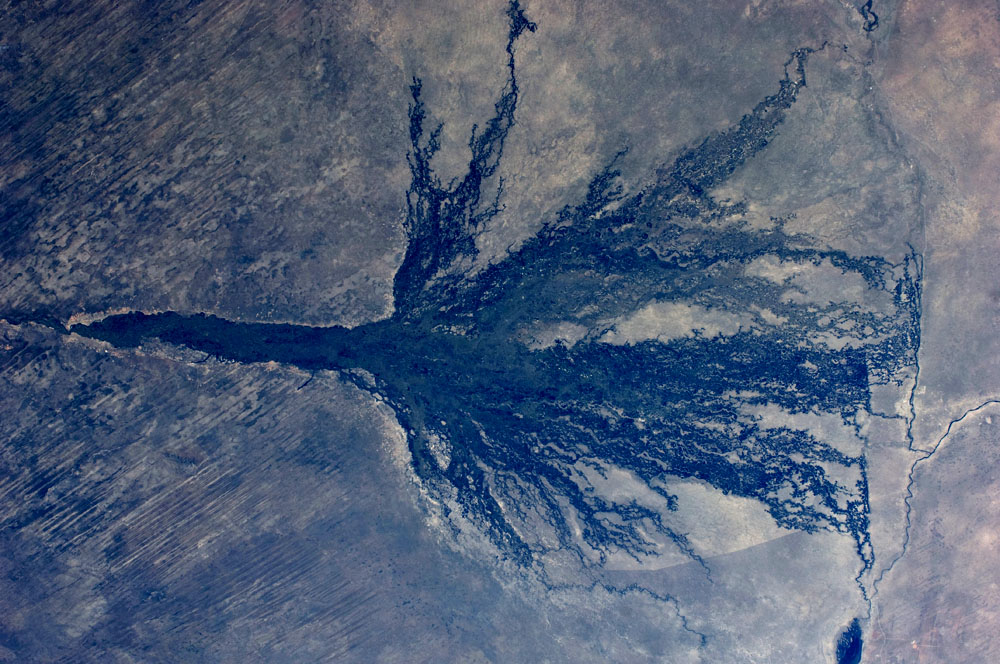 Długość rzeki Okawango