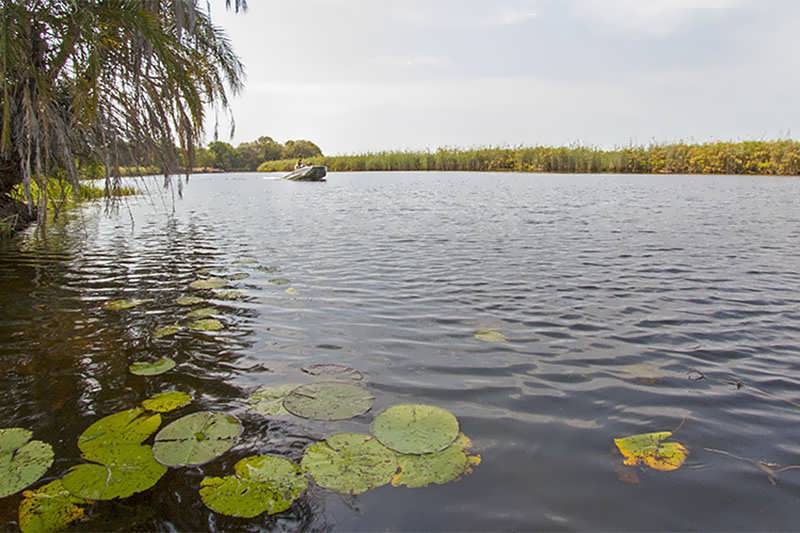 Wo sich der Fluss Okavango?