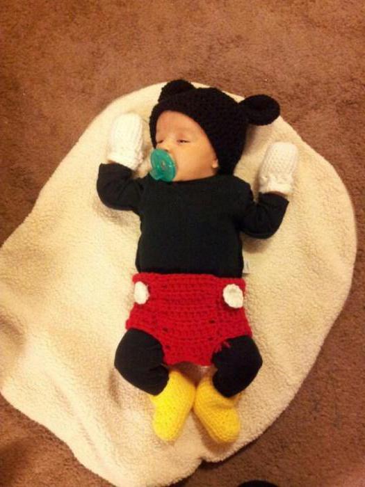 Mickey-Mouse-Kostüm crochet
