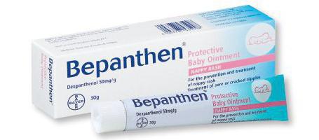 bepanthen ointment to the nipples