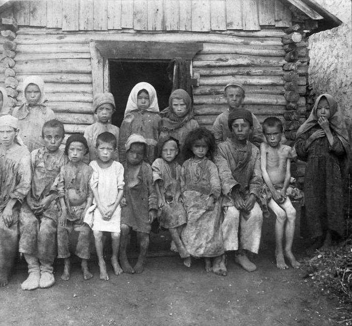 Kannibalismus während einer Hungersnot im Wolgagebiet