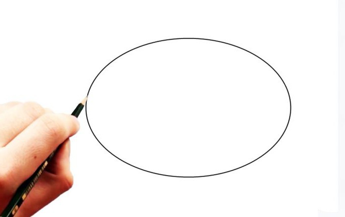 como desenhar uma forma oval