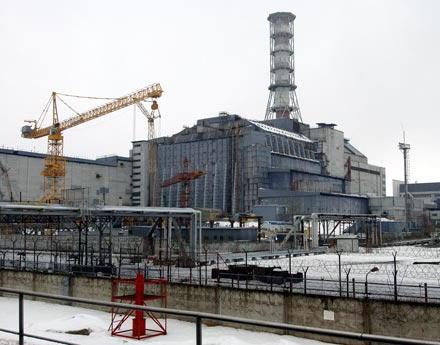 der Sarkophag von Tschernobyl