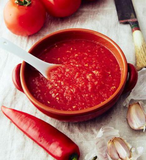 recipe adjika of red pepper for the winter