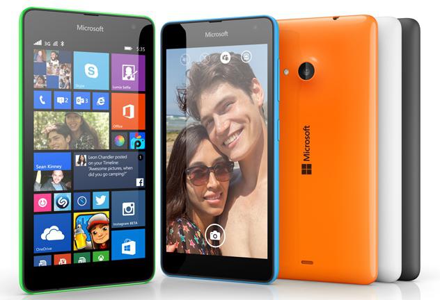 智能手机Microsoft Lumia535评论