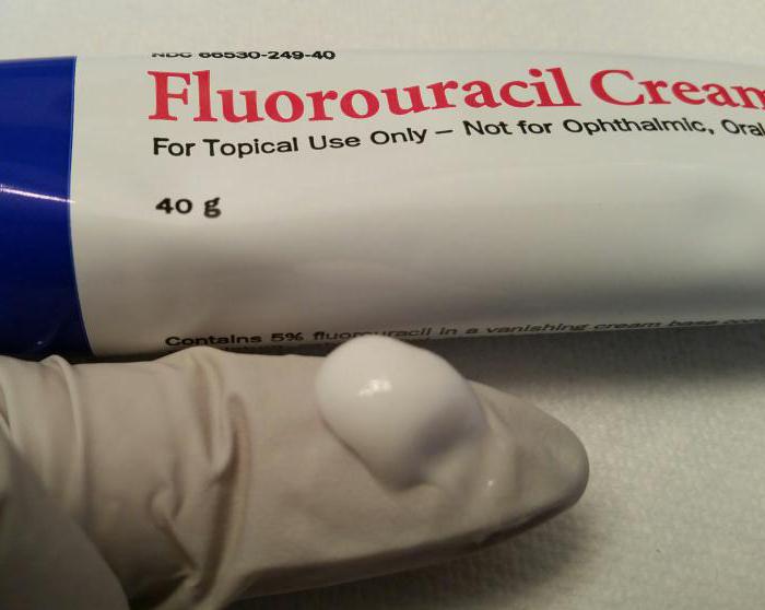 fluorouracil pomada instruções de utilização