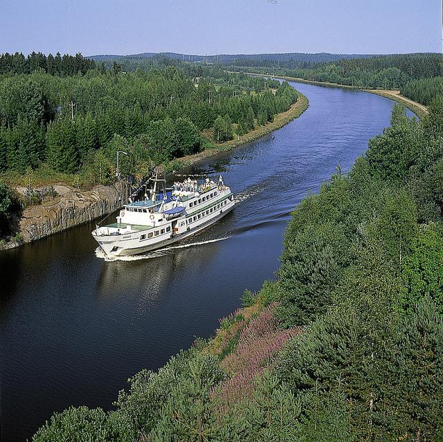 Saimaa運河からVyborg