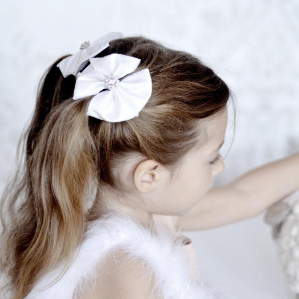 hairstyles with bows for girls