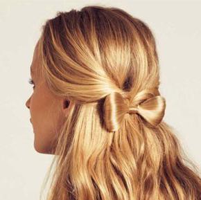 hairstyles for girls long hair bow