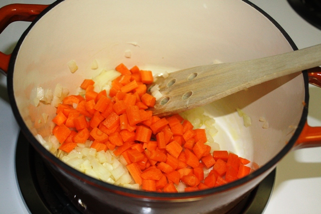 Karotte mit Zwiebel