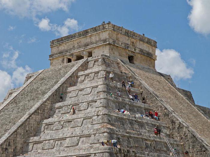 Pyramids of Chichen Itza in Mexico