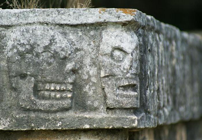 Chichen Itza Tapınağı Kafatası